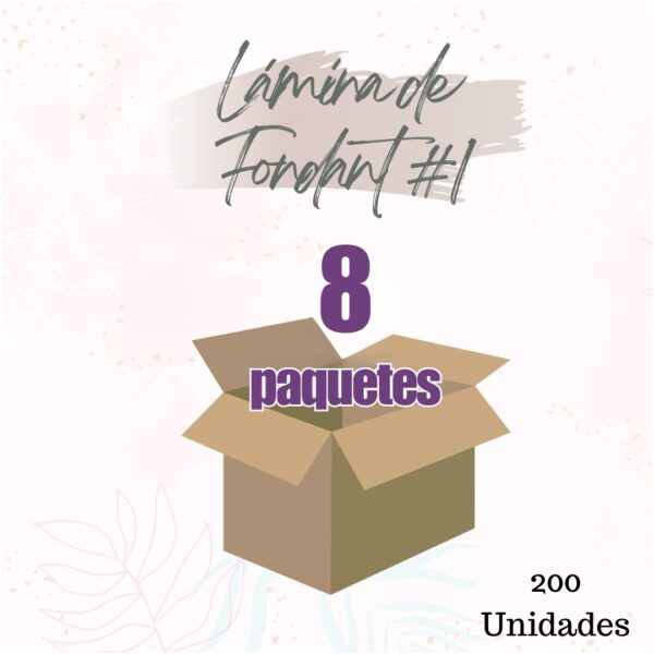 Papel de azúcar o fondant #1 - Caja