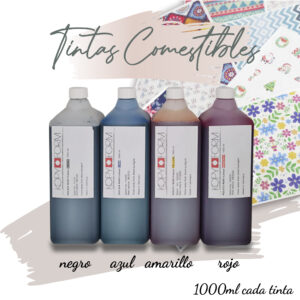 Tinta comestible 1 Litro - Combo