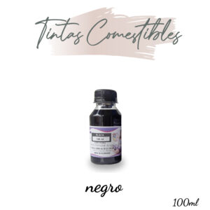 Tinta comestible 100ml - Negro