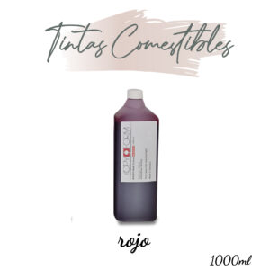Tinta comestible 1 Litro - Rojo